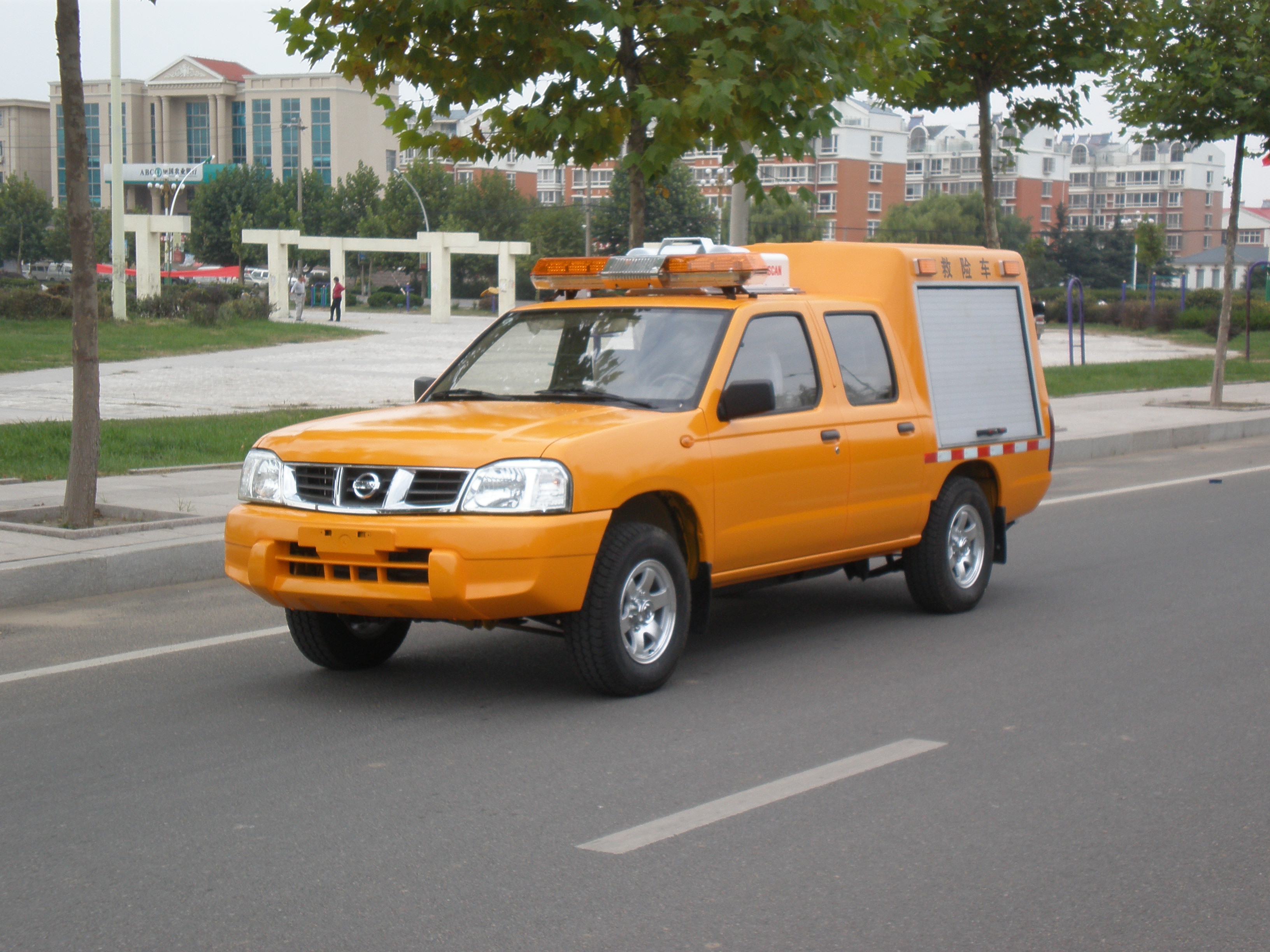 供应用于燃气工程的郑州日产皮卡抢险车