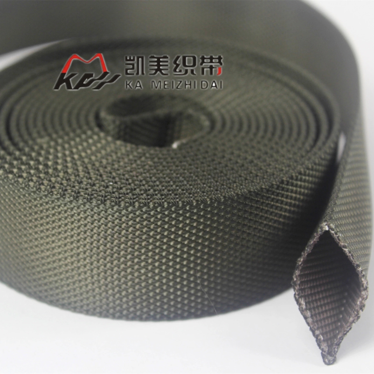 供应用于手提带保护的32MM宽涤纶材质空心织带 管状织带