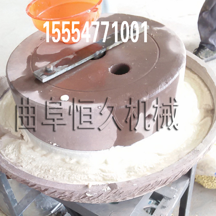 供应用于现的石磨豆浆豆腐肠粉机家用小型电动石磨豆浆机 浆渣自分离磨浆机 豆制品加工设备豆腐机
