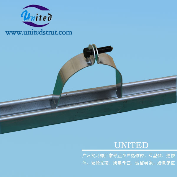 供应用于C型钢的C型钢配件镀锌管夹
