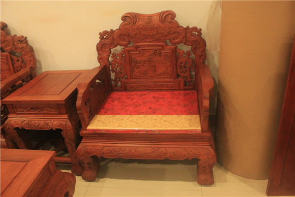供应用于生活家居的红木沙发 非洲缅甸花梨木沙发