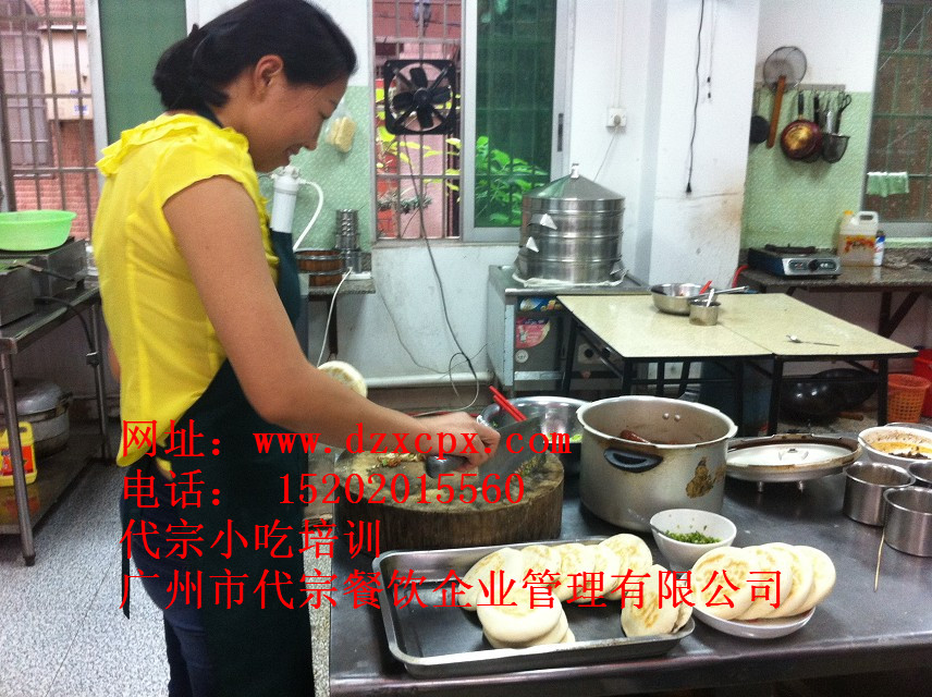 广州市哪家小吃培训有肉夹馍技术培训的厂家
