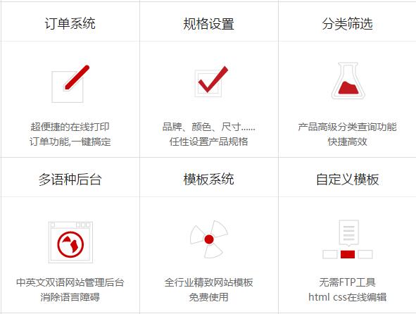 标准版宝盒套餐供应标准版宝盒套餐 标准化普通企业网站 中文和繁体两个语言