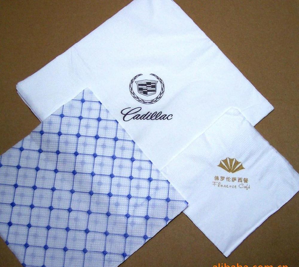 供应用于餐巾纸的长沙方型纸巾定制纸巾印刷厂家图片