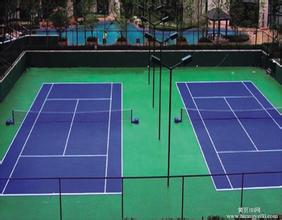 供应用于的昆明户外网球场彩色地面铺装图片