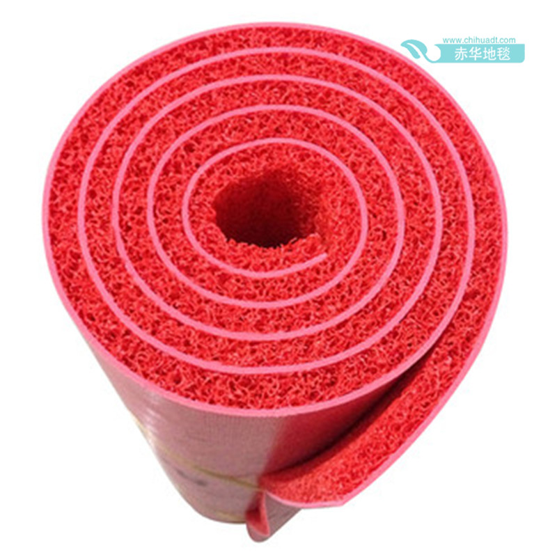 广州市PVC喷丝塑料防滑地毯丝圈卷材厂家