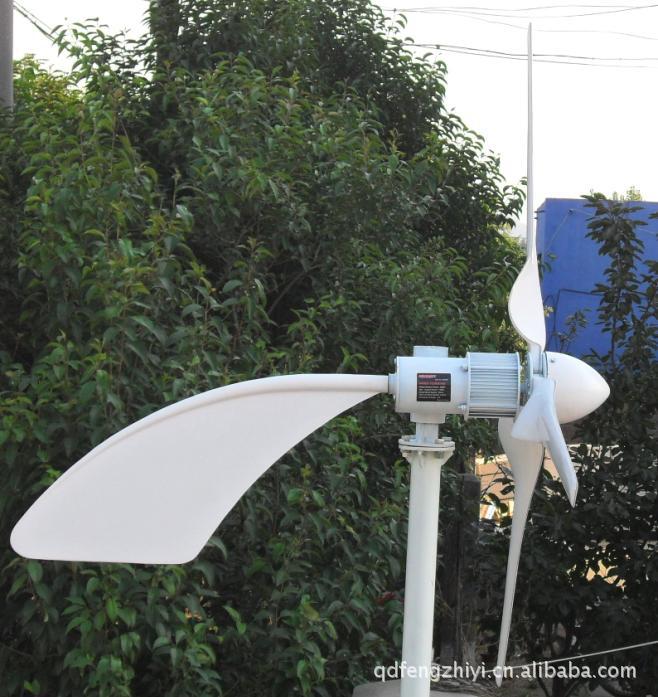 家庭小型风力发电机300W照明批发