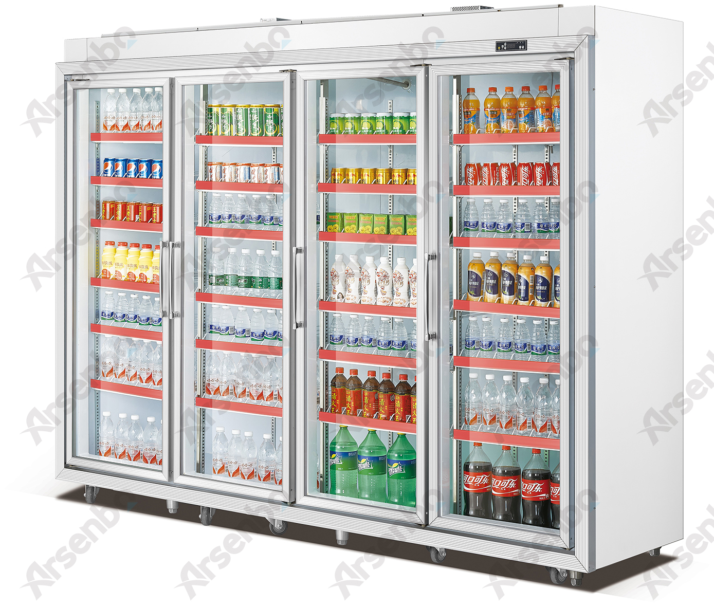 供应超市便利店可口可乐饮料展示冰冷柜图片
