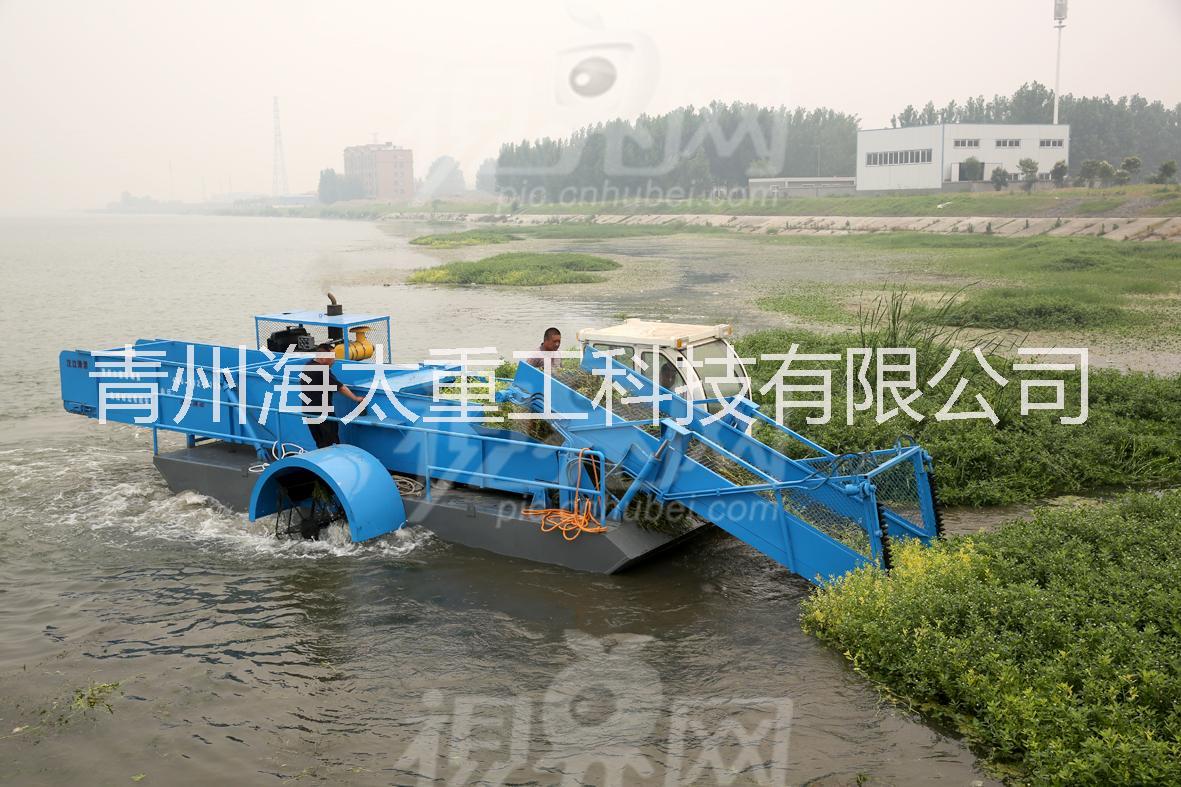 贵州水草打捞船 湖泊水草清理机器