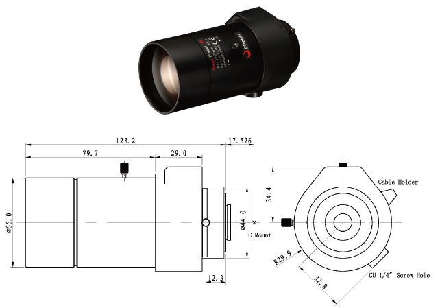 供应代理凤凰PVH10D16IR-M自动光圈镜头原装正品