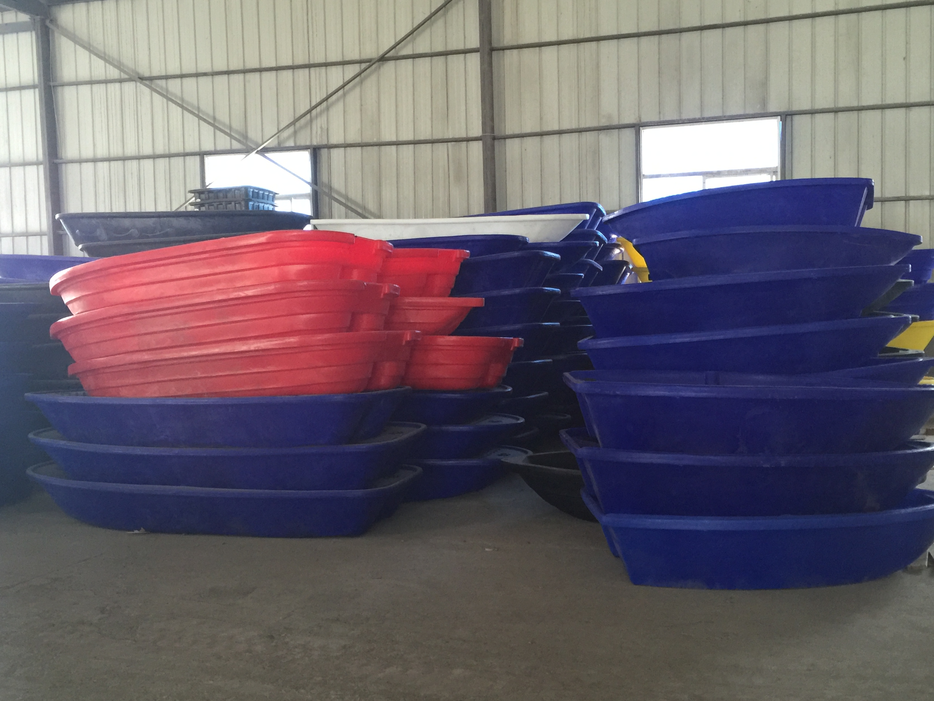 供应2.7米塑料渔船  河道清理水产养殖 轻质塑料渔船