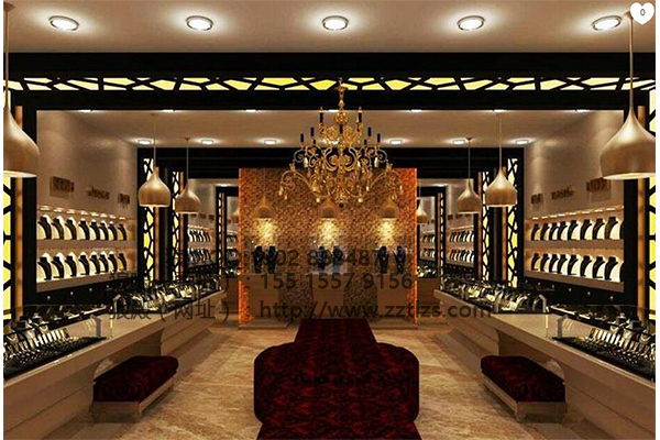 供应用于装修设计的郑州珠宝店装修设计陈列的重点