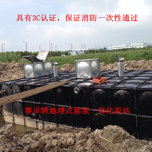 福州地埋式生活箱泵一体化泵站厂家、地埋箱泵一体化多少钱图片