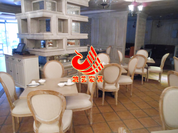 供应杭州新款美式餐厅LOFT餐桌椅功能｜餐饮店美式家具厂家