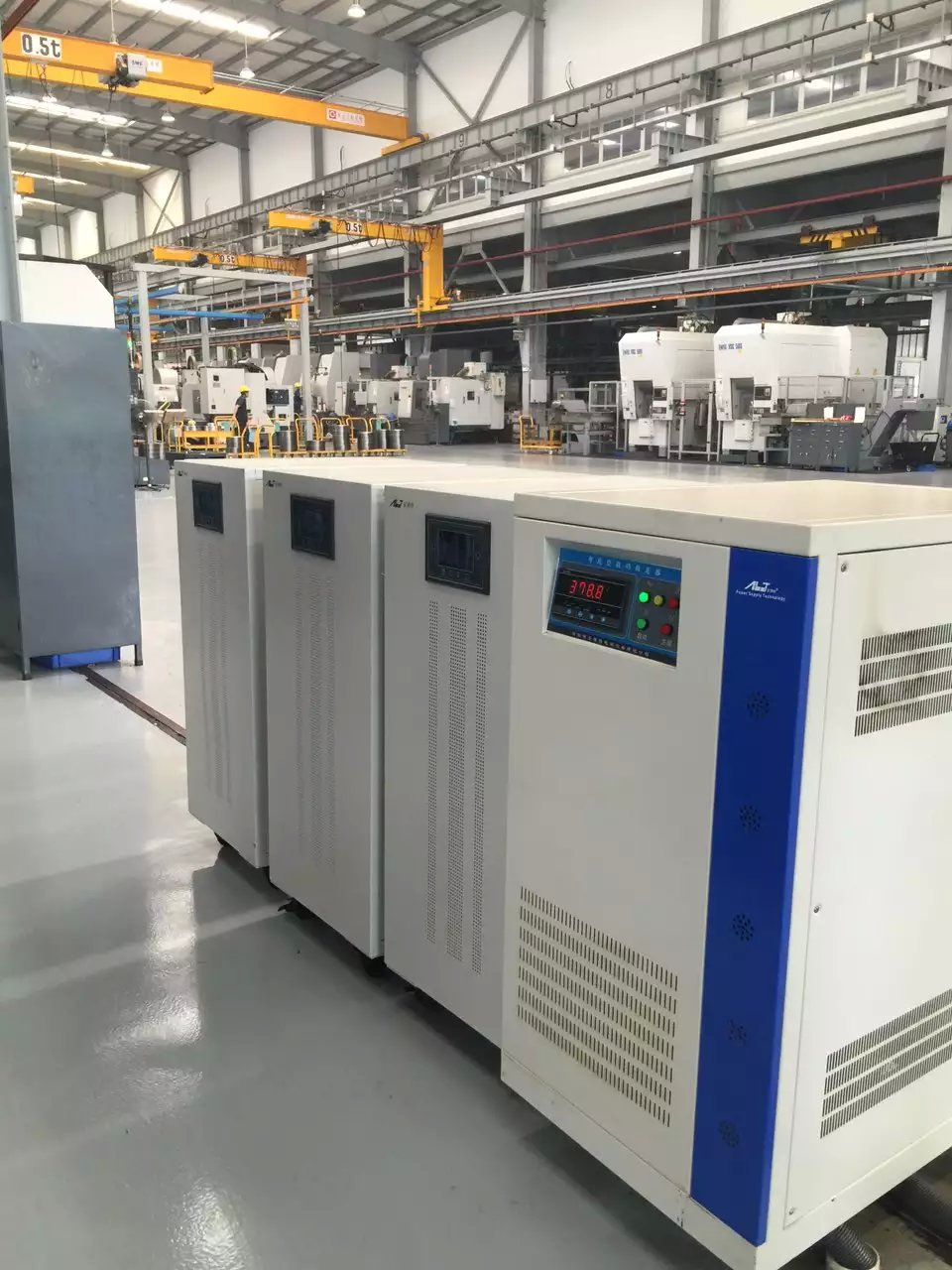 深圳市电源厂家东莞长安百超激光切割机150KVA智能高精度稳压电源厂家
