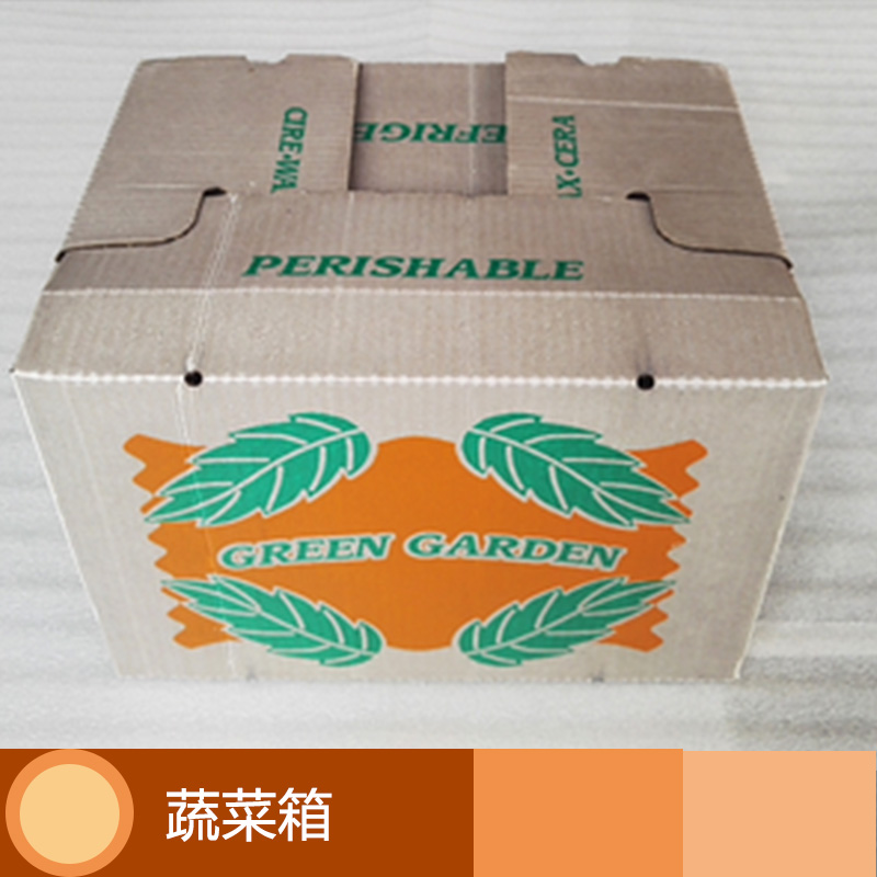 蔬菜箱 生鲜蔬菜包装箱 防水瓦楞纸蔬菜箱 食品冷藏包装运输储藏箱