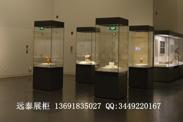 文物展厅桌柜、陶瓷收藏展示柜制作批发