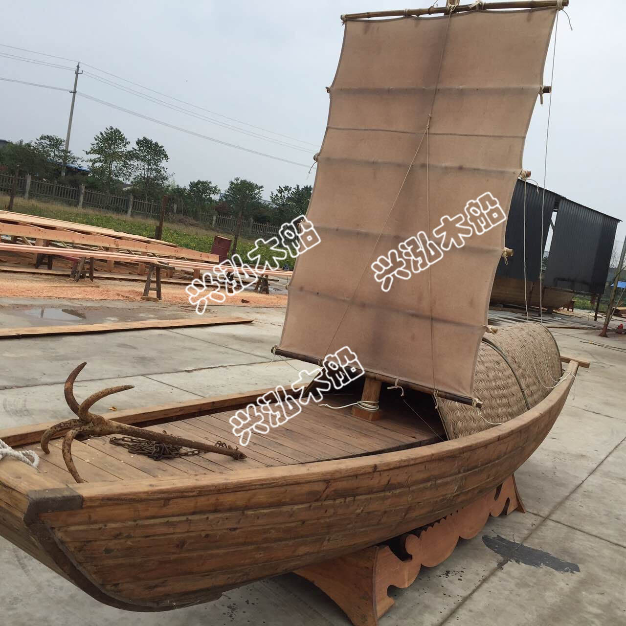 天泓木船制造元代古船