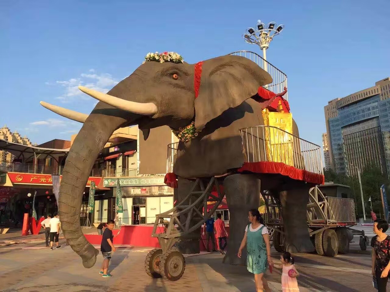 北京机械大象出租大型机械大象租赁批发价格