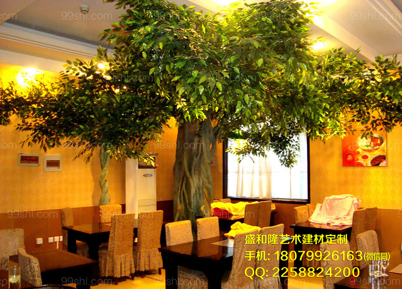 江西仿真树 假树 场景景观树 咖啡厅酒楼广场旅游区假树装饰