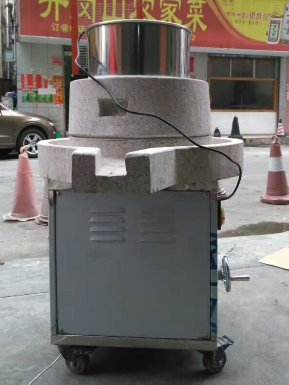深圳电动石磨肠粉机特价  自动下米操作方便出浆靓图片