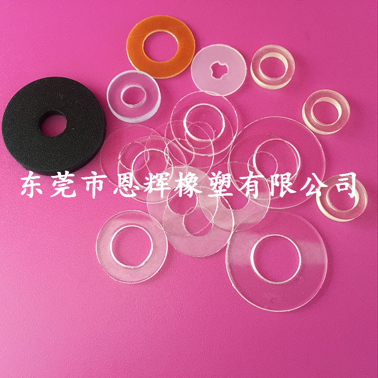 专业生产塑胶垫片 圆形PC垫圈 塑料绝缘垫片 耐高温垫圈