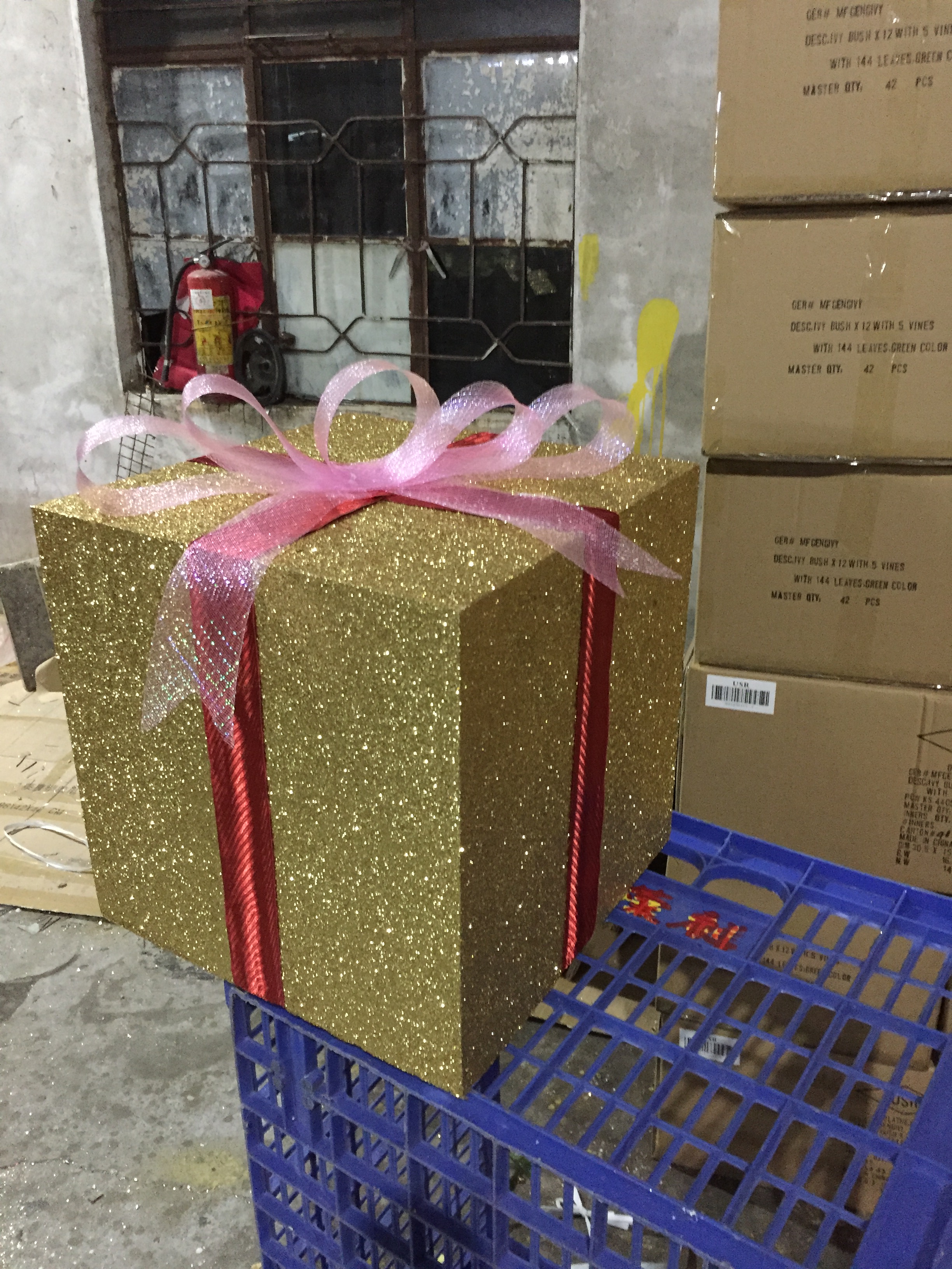 圣诞礼物盒、礼物包、圣诞装饰品、泡沫礼物盒