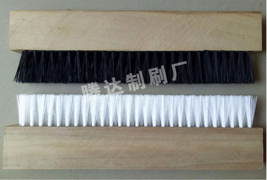 尼龙毛刷面粉机清理毛刷 木制条刷 尼龙毛刷 规格齐全 品种保证可定制