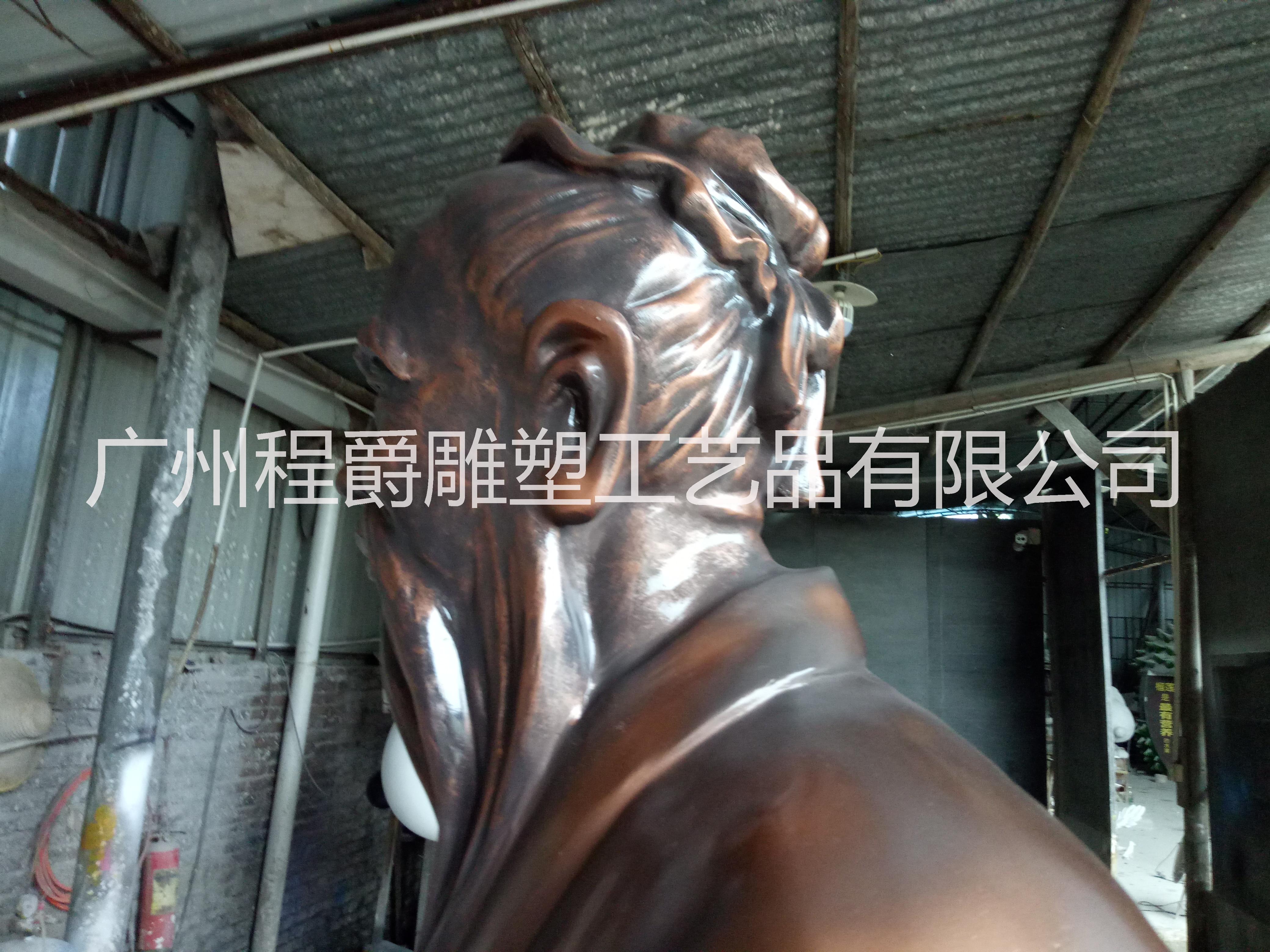 广州市玻璃钢人物雕塑厂家厂家专业定做玻璃钢仿铜孔子人物雕塑校园广场景观雕塑文化展示装饰摆件 玻璃钢人物雕塑