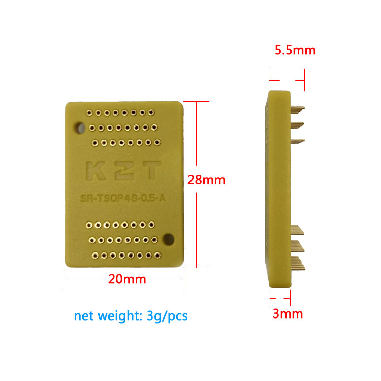 TSOP48黄色端子板 保护板批发