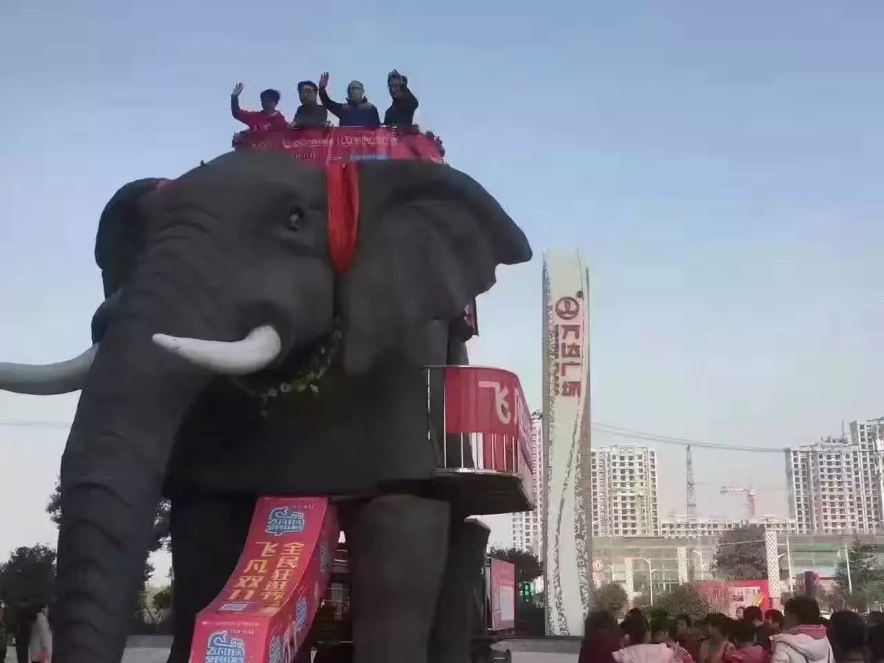 周口市巡游大象厂家机械大象巡游展览、仿真机械大象租赁 巡游大象