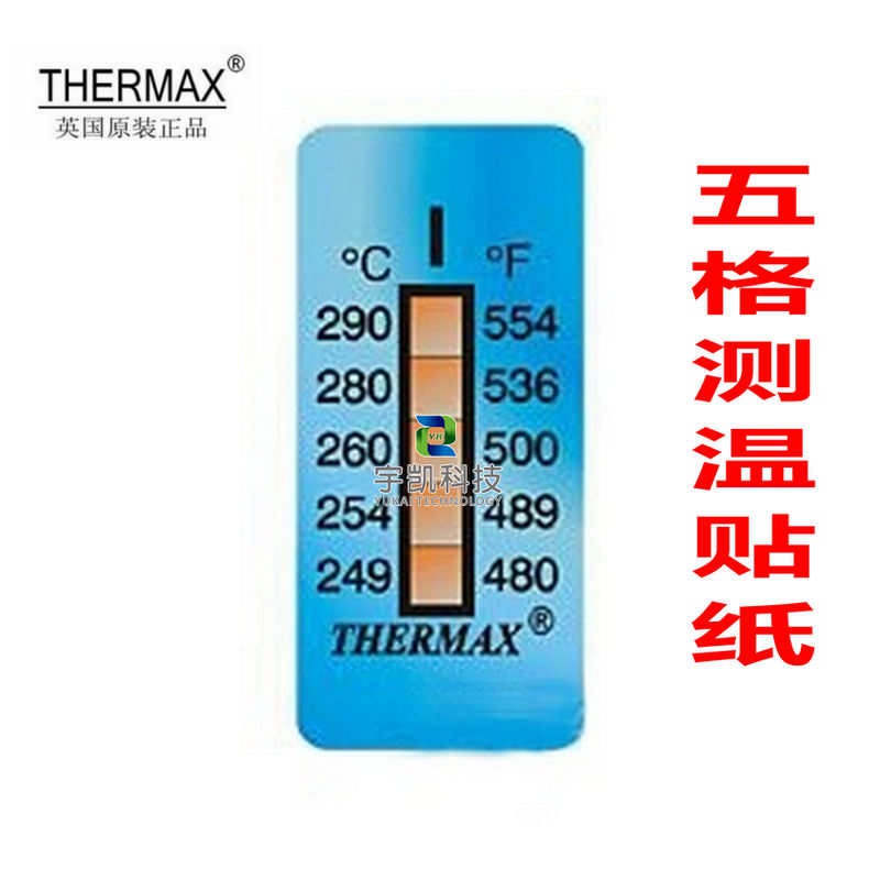 英国TMC THERMAX系列钟列式5格热敏测温试纸