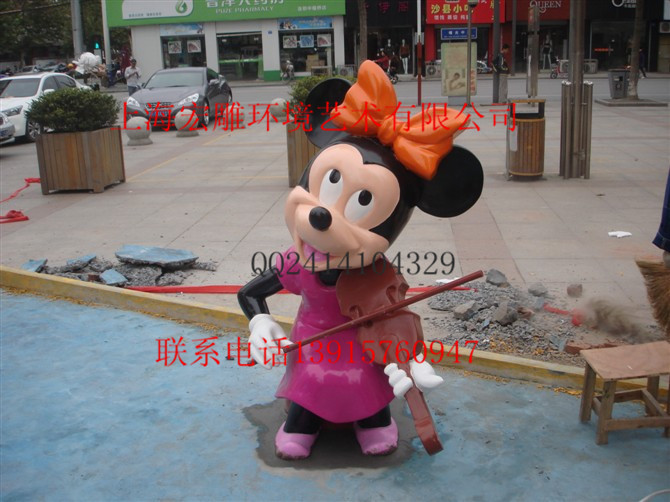上海宏雕提供各种泡沫玻璃钢雕塑造型T-549玻璃钢卡通娃娃雕塑图片