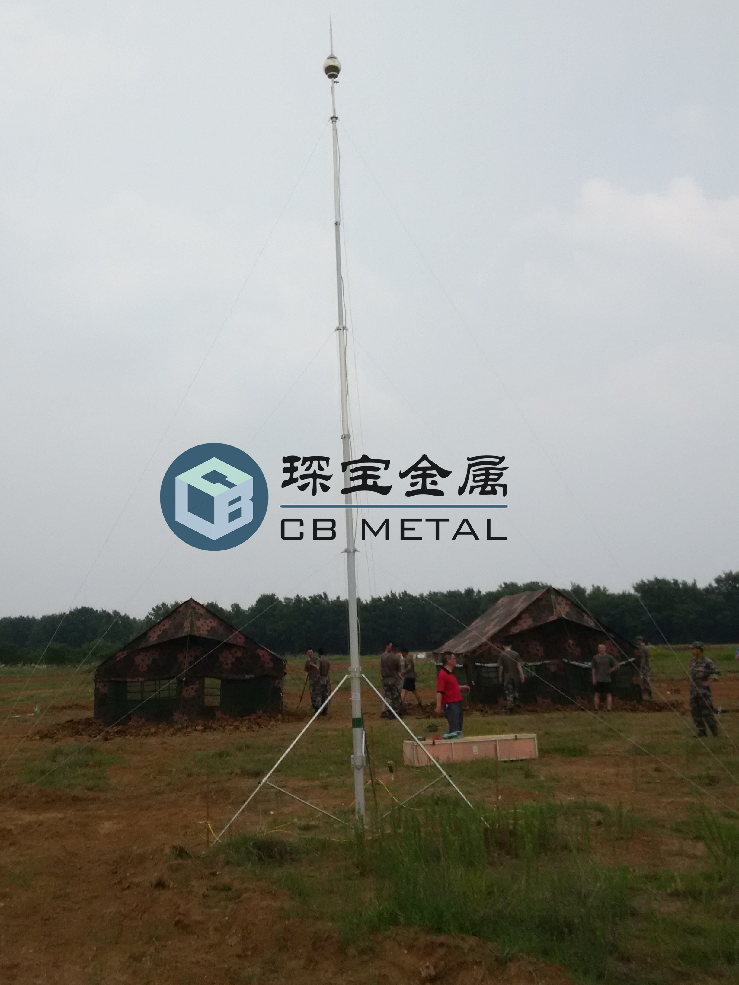 琛宝SJ-018升降式避雷针自锁式升降杆  厂家直销 价格实惠图片