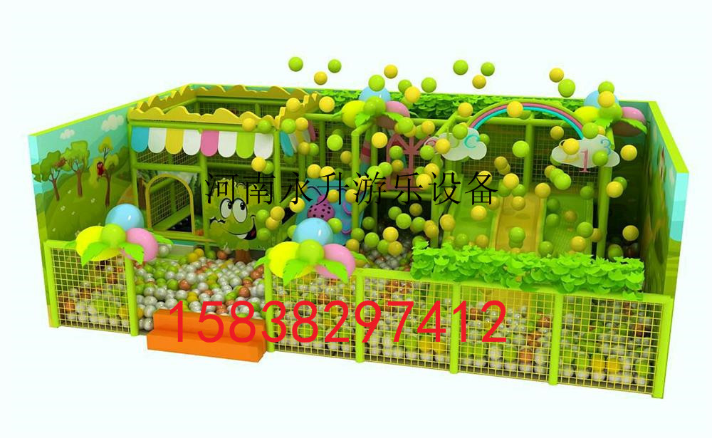 新款畅销电动淘气堡 儿童乐园设备 宝宝乐园 儿童探险乐园