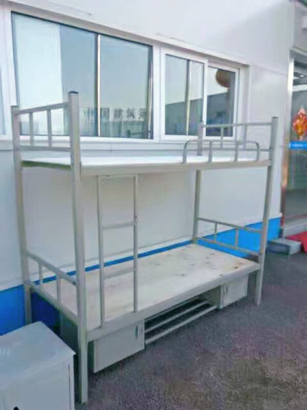 【河南厂家】铁架上下铺双人床、员工铁床学生宿舍床可来图定制