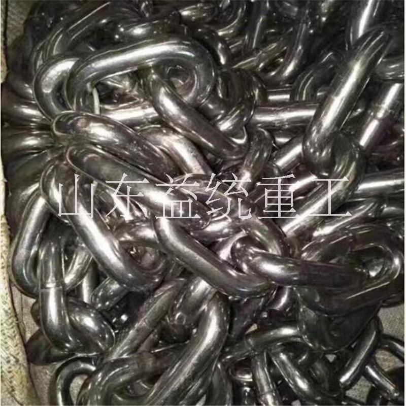 链条  锰钢链条  高强度链条 不锈钢链条  矿用链条  G80起重链条图片