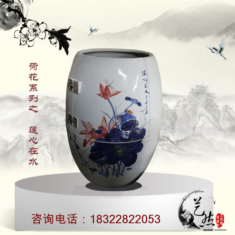 景德镇艺然陶瓷供应圣菲之美活瓷能量缸全能理疗养生缸