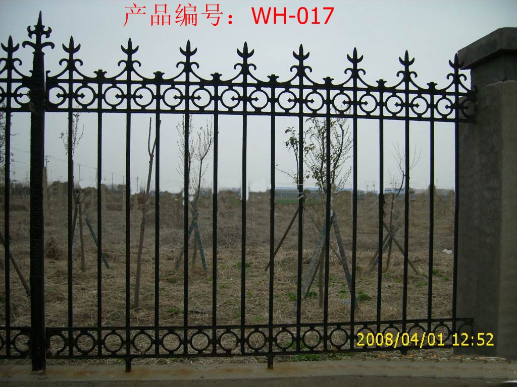 铸铁栅栏铸铁围栏别墅栏杆 小区工厂护栏围墙
