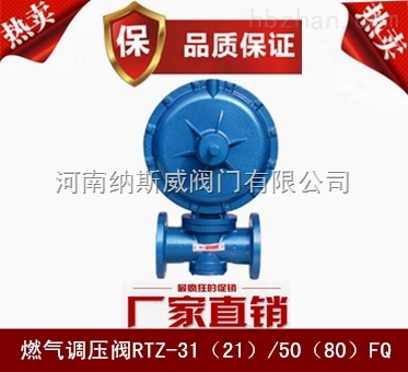 郑州市RTJ燃气调压阀厂家河南纳斯威  RTJ燃气调压阀产品供应