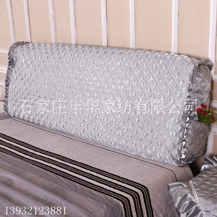 仿真丝欧式全包床头罩床头套防尘罩2米2.2m2.4米