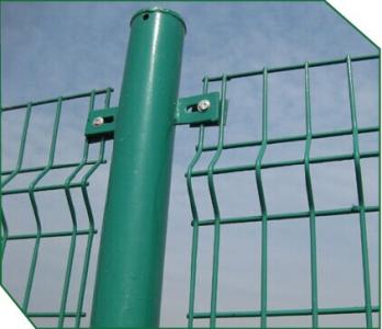双边丝护栏网 双边丝绿色铁丝护栏网 双边丝绿色铁丝护栏网框架护栏
