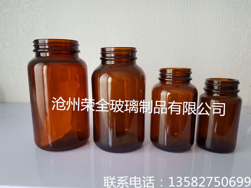 模制瓶 棕色玻璃瓶 沧州荣全包装专业质量上乘