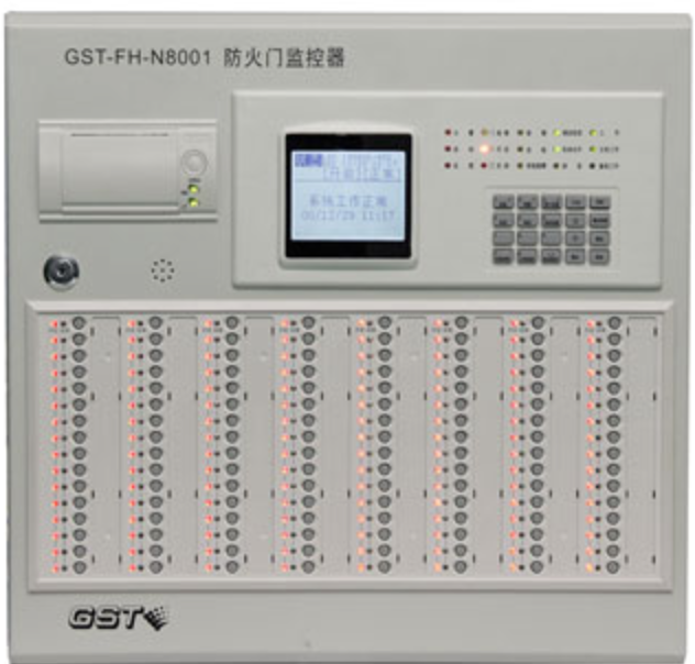 海湾防火门监控器、型号：GST-FH-N8001、陕西消防维保工程图片