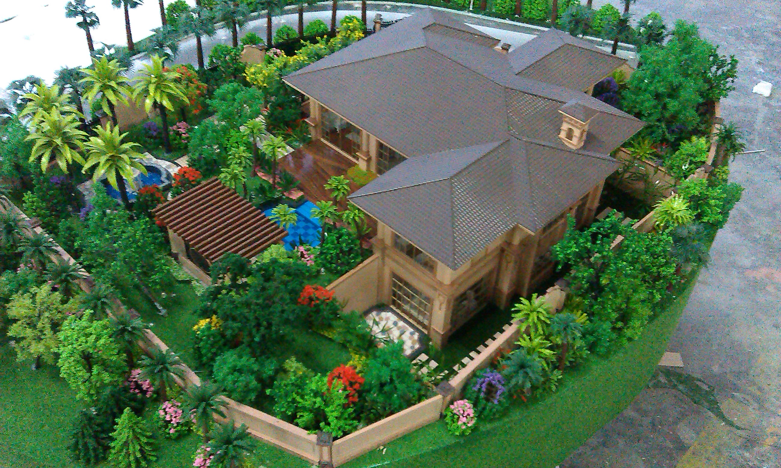 单体别墅模型、智能家居模型
