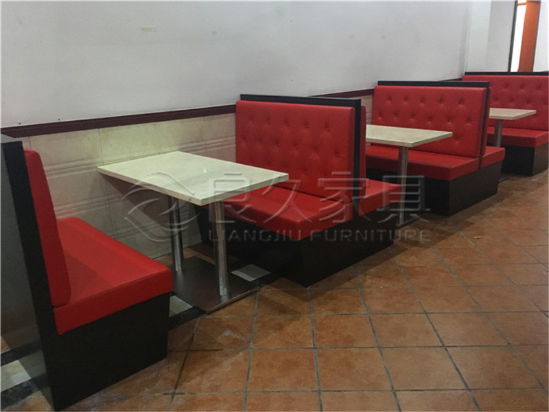 广州荔湾专业定制各种快餐餐桌 卡座沙发 快餐餐桌 茶餐厅桌椅