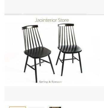 厂家直销实木竖条靠背欧美田园风温莎椅实木椅子休闲椅餐椅咖啡椅