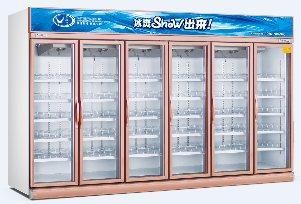 广州便利店五门冷藏柜广家直销 供应五门和多门冷藏柜 带灯箱