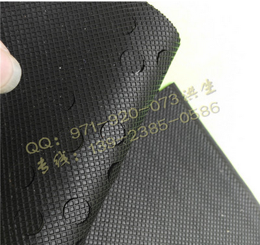 供应格纹硅橡胶脚垫·3M自粘防滑脚垫·网纹黑色橡胶垫脚图片