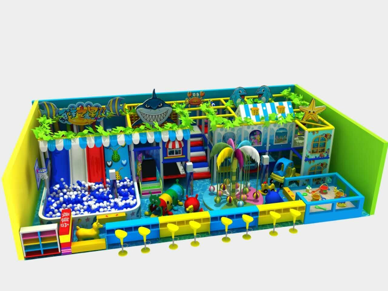 淘气堡项目设备 新款室内儿童乐园 淘气堡室内儿童乐园